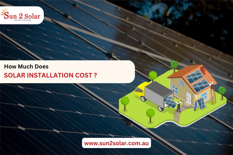 Technicians installing solar panels on a residential rooftop under sunlight