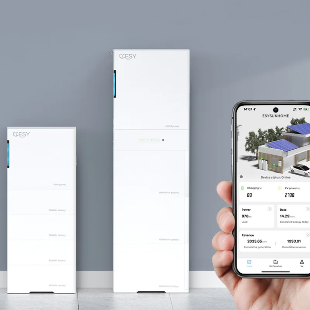 ESY Sunhome solar battery savings